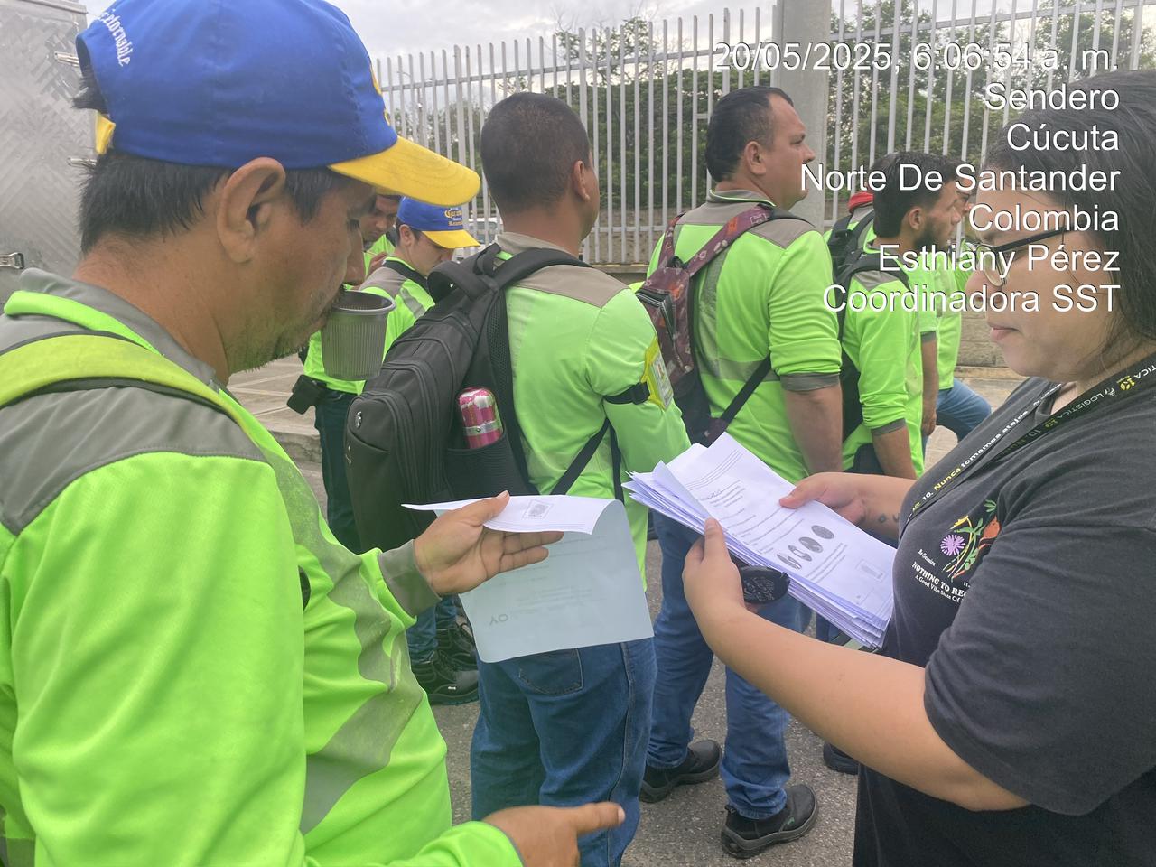 Evidencia de capacitación